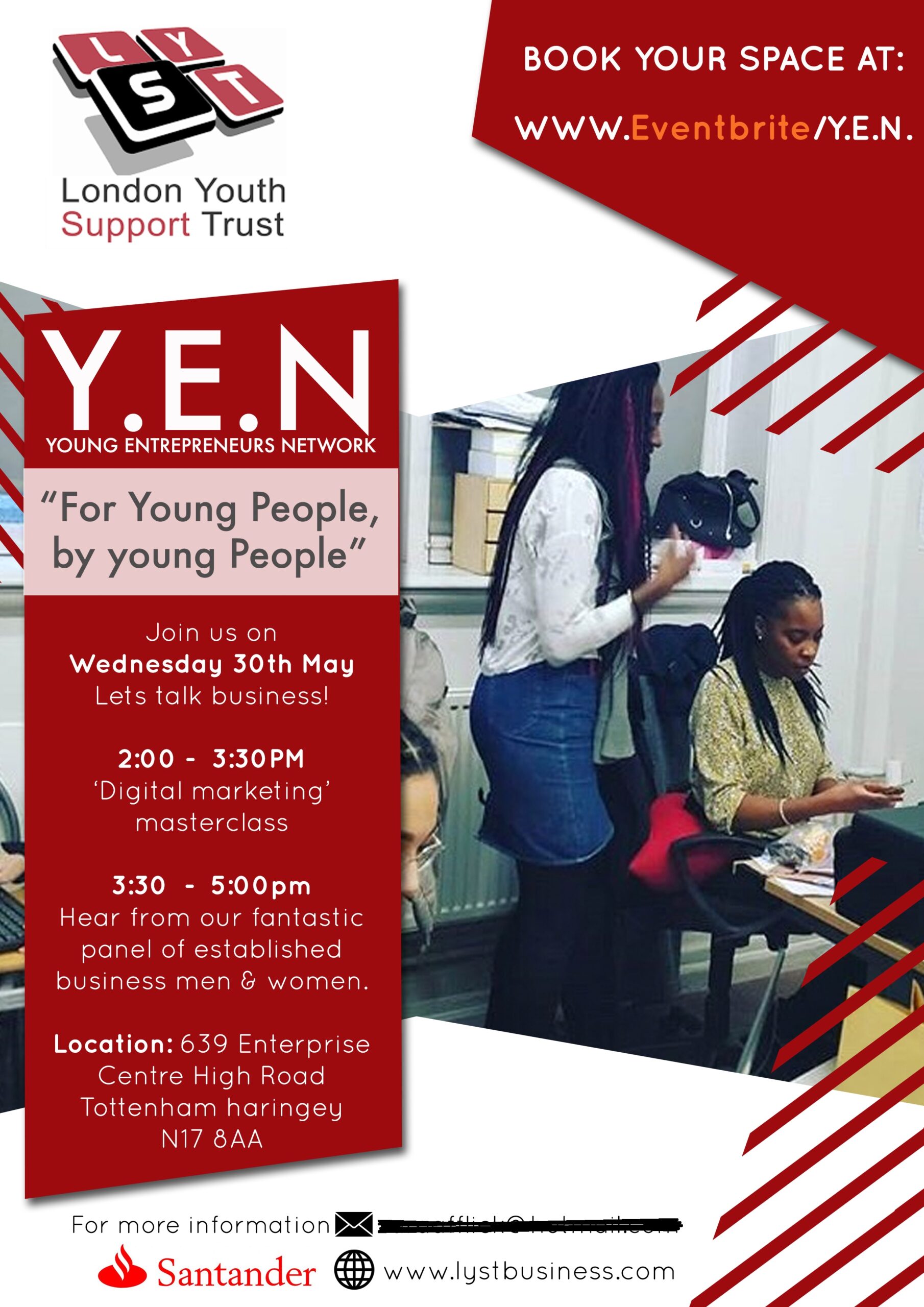 London Youth Support Trust - Young Entrepreneurs Network - DMT Solutions